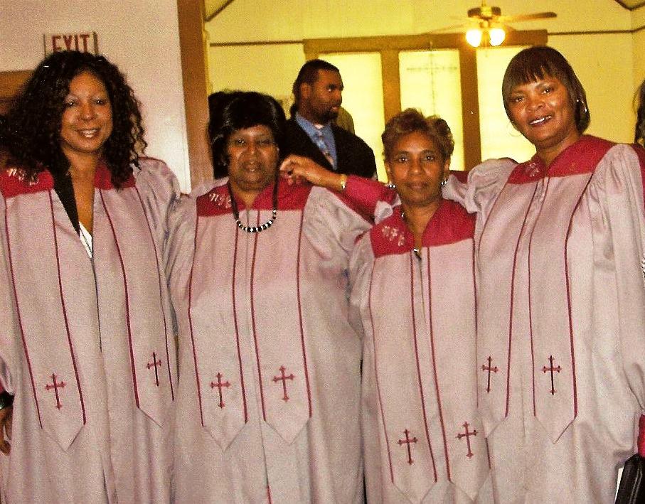 Choir Members-Phyllis King,Delores May,Marilyn Beals and Eloise Robinson 